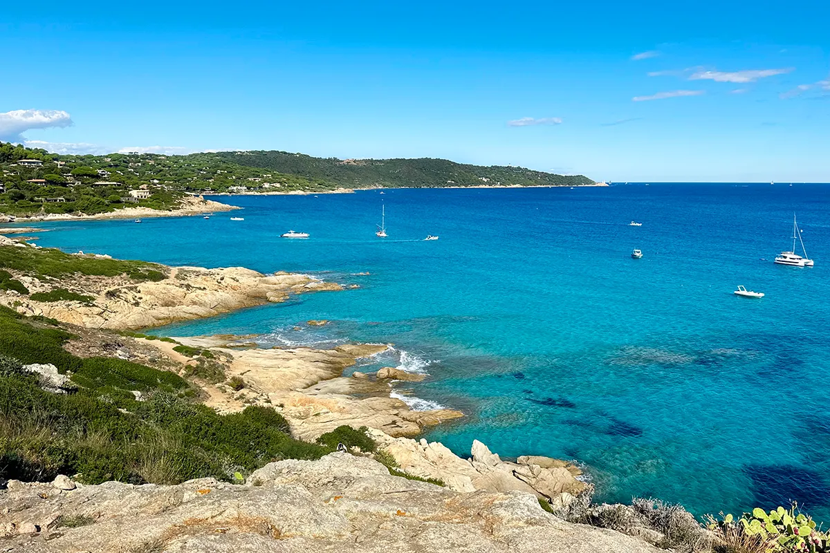 La baie de Bonporteau, le plus beau littoral de Ramatuelle