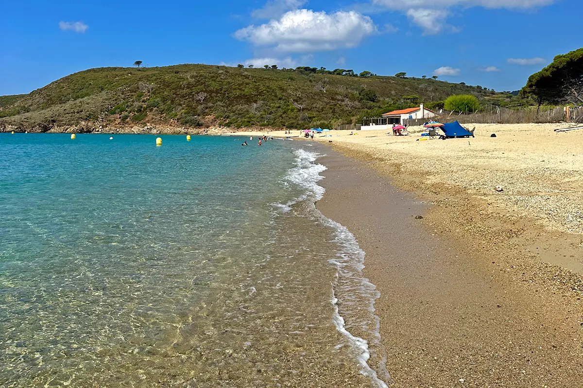 Une des plus belles plages de Saint Tropez et Ramatuelle : la Briande