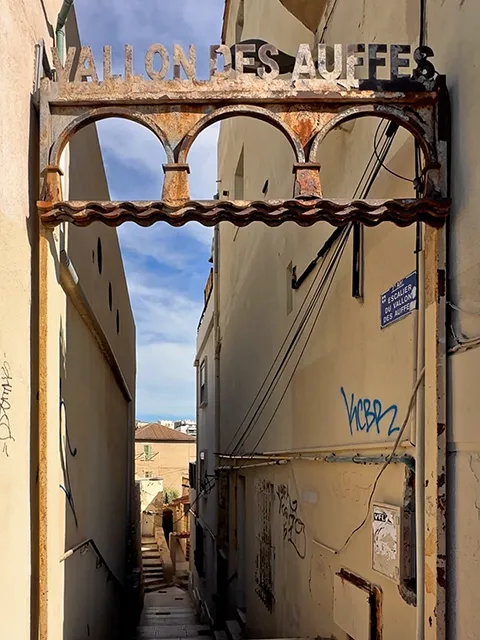 Entrée du Vallon des Auffes