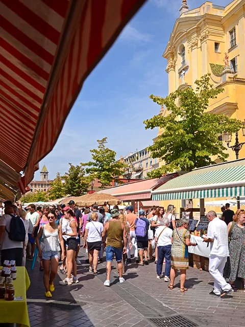 Visiter Nice en 3 jours avec son marché Cours Saleya