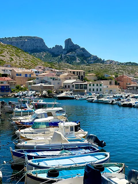 Port de pêche des Goudes à Marseille