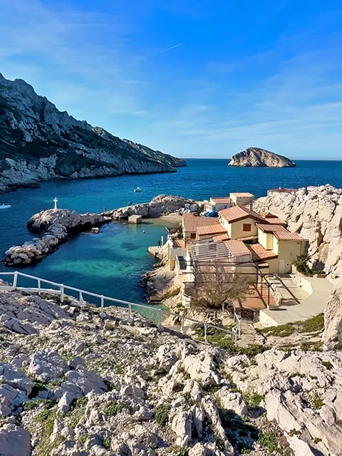 Le bout de la baie des Singes à Marseille