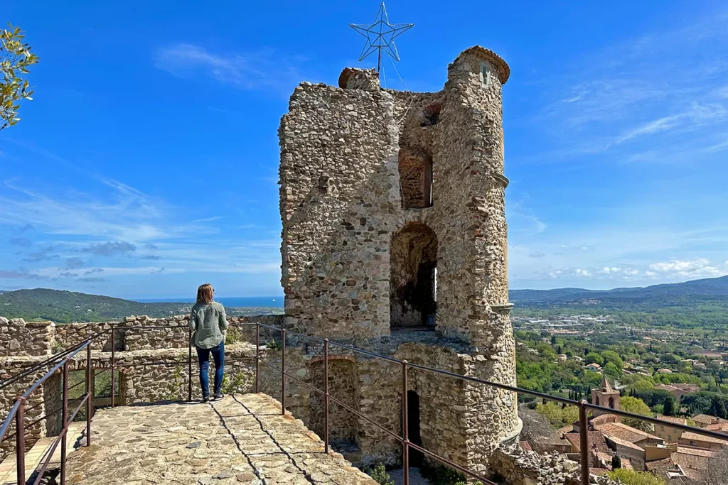 Vue depuis le château de Grimaud