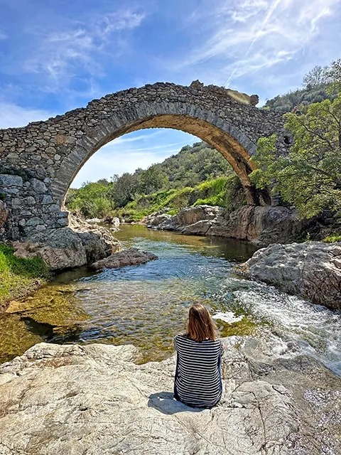 Le pont des Fées à Grimaud