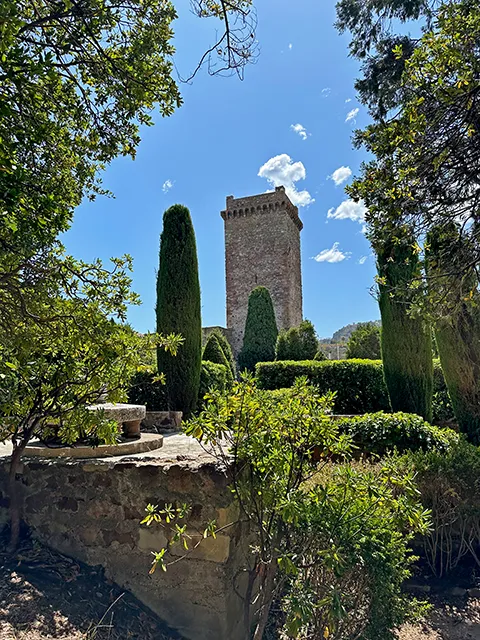 Les jardins du château de Mandelieu-la-Napoule