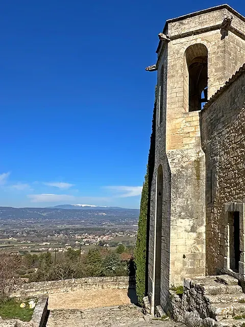 Vue depuis Notre-Dame Dalidon à Oppède-le-Vieux