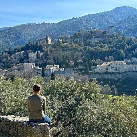 Le plus beau point de vue sur Oppède-le-Vieux